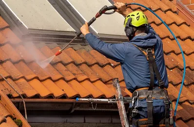 Démoussage et hydrofuge de toiture à Épierre